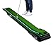 Indoor Golf Putting Practice Mat,Balight Putting Green Portable Outdoor Golf Auto Ball Return Function,1 Putter Putting Trainer Mat Dual-Track ProEdge - Extra Long 10.5 Feet Mat -2 Holes,5 Bonus Balls