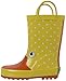 Rainbow Daze Kids Rain Boots Gone Quackers Yellow Duck, Waterproof, 100% Rubber, size 7/8