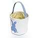 Easter Basket for Kids Bunny Bag for Easter (Blue)