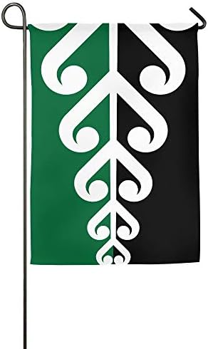 Koru Fern NZ Flag Floral Garden Yard Flag Banner for Outside House Flower- Best for Party Yard and Home Outdoor Decor