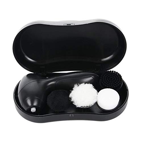 WinnerEco Shoe Polisher 2 Speeds Adjustable Auto Electric Shoe Brush Shine Polisher+4 Brush Heads