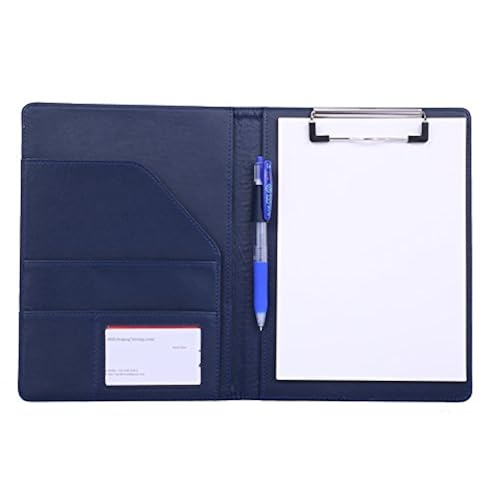 Small Padfolio Clipboard A5 Folder for Writing Pad Refillable 5 x 8