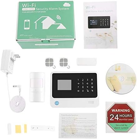 Moorecastle GS-G90B WiFi+GSM+GPRS Word Menu Home Security Alarm System Doorbell Function