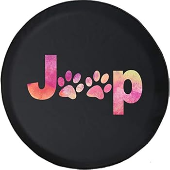 Amazon.com: Tire Cover Central Paws Tan Spare Tire Cover with Back up