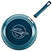 Rachael Ray Brights Deep Nonstick Frying Pan / Fry Pan / Skillet - 9.5 Inch, Marine Blue