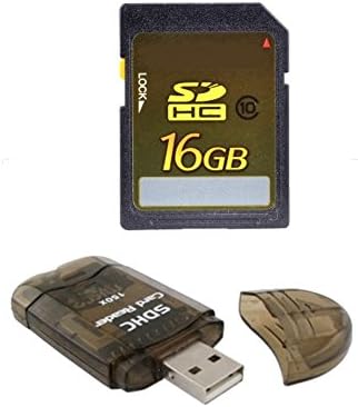 Canon Powershot Elph 135 Deluxe Memory Package - 1x 16GB Ultra High Speed Error Free SDHC Meomory Card + 1x High Speed All in 1 USB Card Reader