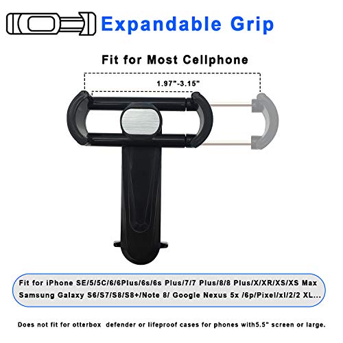 Car Phone Mount Holder, ADINC Universal Air Vent Car Mount Cradle 360 Degree Rotaion Vent Phone Holder Cell Phone Car Holder for GPS Smartphone Samsung Galaxy Note Nexus 6 Etc. - Thumbnail 4