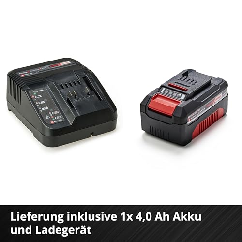 Einhell Akku-Rasenmäher GE-cm 18/33 Li Kit Power X-Change (18 V, 33 cm Schnittbreite, bis 200 m², Brushless, 30L Fangkorb, 25-65 mm Schnitthöhe, inkl. 4,0 Ah Akku + Ladegerät) 10