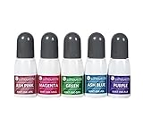 Silhouette Mint Ink 5 Colors - Magenta, Ash Pink, Ash Blue, Green, Purple