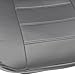 Motor Trend Premium Leatherette Car Seat Covers - Charcoal Gray PU Leather w/ Comfort Grip Steering Wheel Cover