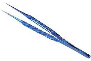 DIYPHONE 0.15mm High Precision Anti-magnetic Titanium Alloy Tweezers Microsurgical Straight Curved Tweezers for iPhone Mother