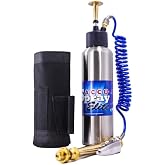 B&amp;G AccuSpray Elite Stainless Steel Compact Sprayer, 16 oz | Extenda-Ban Valve, 4-Way Crack &amp; Crevice Tip, Belt Holster, Adjustable Brass Nozzle For Spot Treatments, Multipurpose Sprayer