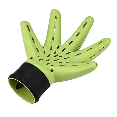 Hairdryer Diffuser, Sandistore Hand Diffuser Hair Dryer Hairdressing Salon Curly Hair Style Tools Accessory (Green) - Thumbnail 2