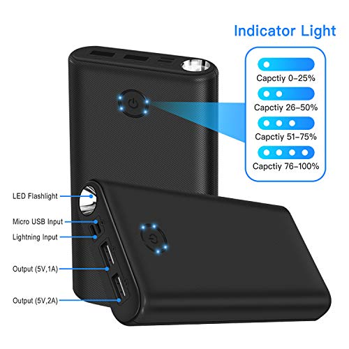 Power Bank Portable Charger 26800mAh Battery Pack Cell Charger with