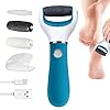 BOMPOW-Electronic-Foot-File-Hard-Skin-Remover-Pedicure-Tool-with-2-Roller-and-Rechargeable-Callus-Foot-Care-Tool-for-Dry-Dead-and-Cracked-Feet-Blue BOMPOW Electric Foot File, Hard Skin Remover for Feet, Pedicure Tool with 2 Roller and Rechargeable Callus Foot Care…