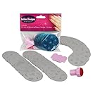 Nail Art Stamping Plates- 30 Manicure Stamp Plate Kit with Polish Stamper and Scraper by Salon Designs
