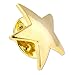 PinMart's Classic Shiny Gold Star Lapel Pin