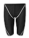 IMATE Men’s Quick Dry Solid Square Leg Swimsuit