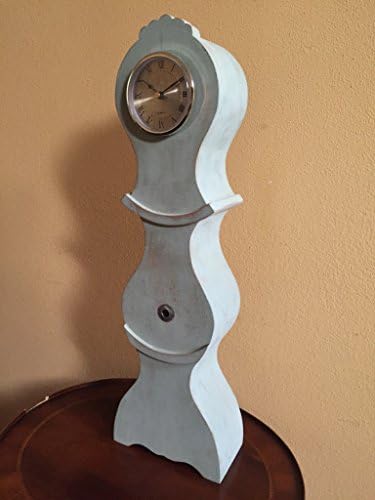 Handmade Grandfather 18c reproduction swedish clock in 1/4 scale