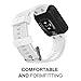 MoKo Watch Band Compatible with Garmin Forerunner 35,Soft Silicone Replacement Watch Strap fit Forerunner 35 Smartwatch, White