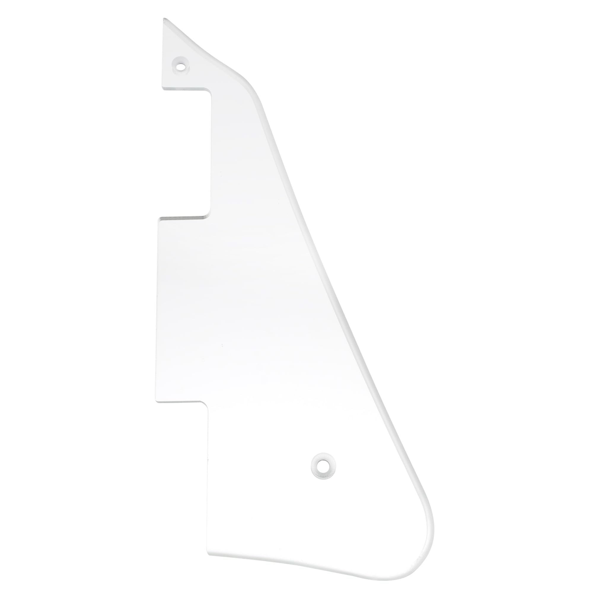 Musiclily LP Guitar Pickguard Scratch Plate for USA Les Paul Modern Style Electric Guitar,1Ply Silver Mirror Acrylic