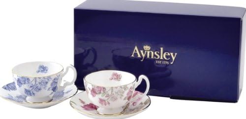 Einzurei Elizabeth Rose pair tea cup and saucer EROS / B05006 [ tea cup saucer pair floral fashionable cute couple England ]