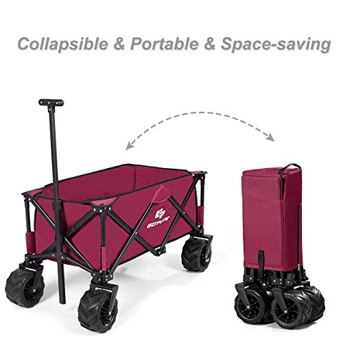 5 Goplus+Collapsible+Folding+Utility+Shopping