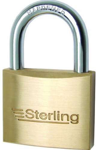 Sterling BPL132KA31 Keyed Alike Double Locking Padlock, Brass, 30 mm