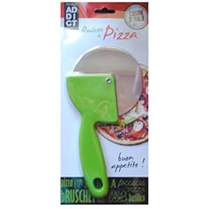 Easy Make CMKD3136 CORTADOR Pizza D.9,5 cm INOX, roestvrij metaal, meerkleurig, één maat