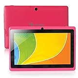 Yuntab Google Android 7 inch Tablet PC Wifi 8GB Ram Z88 Allwinner A33 Quad-core 2200mAh Dual Cameras Pad (Pink)