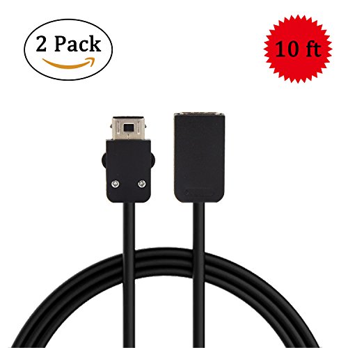 2Pcs 10 Foot Extension Cable for Nintendo SNES Classic Edition / NES Classic Edition Console Controller ( SNES Classic Extend Cable )
