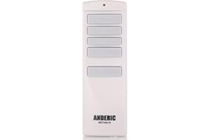 Anderic RRTX001R for A25-TX001-R1 and A25-TX005-R Ceiling Fan Handheld Remote Control - Fit for Harbor Breeze Ceiling Fans That Require The TX005R or TX001R Remotes Only- RRTX001R