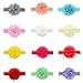12pcs Baby Girls Headbands Chiffon Flower Lace Band Hair Accessories for Newborns Infants Toddlers