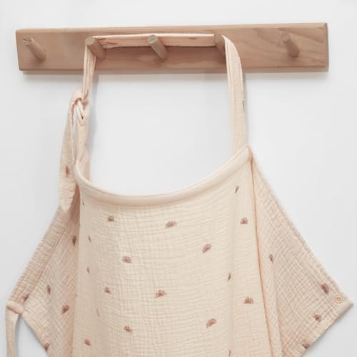 Blissful Diary Muslin Nursing Cover for Breastfeeding, Breathable