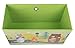 Clever Creations Collapsible Bench Storage Organizer for Bedrooms, Playrooms and Living Rooms, Perfect Size Chest for Books, Clothes, Electronics, and Gadgets, Yellow & Green Camping Animals