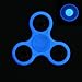 For Fidget Hand Spinner Toy Stress Reducer ,Spinner Finger Toy Glow in Dark with Ceramic Bearings for ADD, ADHD, Anxiety, and Autism Adult Children (Blue)