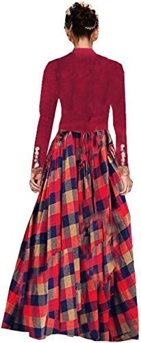 clickedia women's digital print bangalori silk lehenga choli
