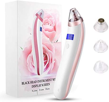 Electric Blackhead Remover, iBeauTek Rechargeable Vacuum Pore Cleaner Acne Facial Cleanser Tool