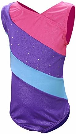 ICOSY Leotards for Girls Gymnastics Apparel Unicorn Gymnastic Biketard Toddler One Piece Dance Leotard Outfit for Ballet