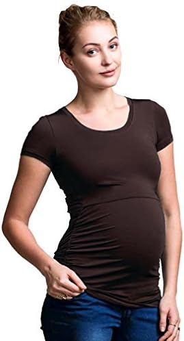 Boob Maternity Nursing Ruched Short Sleeve Top