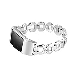 TreasureMax for Fitbit Charge 2 Bands, Stainless Steel Replacement Accessory Bracelet Band,Large,Small,Metal Bands for Fitbit Charge 2 Band/Charge 2 Bands/Fitbit Charge 2(No Tracker)