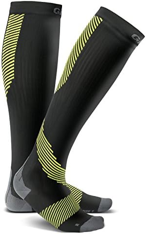 Compression Socks for Men &amp; Women-Best Graduated Athletic Stocking for Running, Riding, Nurse, Flight Travel, Maternity Pregnancy, Shin Splints, Edema, Fatigue, Varicose Veins (20-30mmHg)
