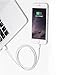 Lightning Cable, 6ft White Lightning 8-Pin to USB Charger Sync and Charging for iPhone 7/6/6s/5/5S/5C, iPad Mini 1/2/3, iPad 4, iPad Air 1/2 - 2 Meters