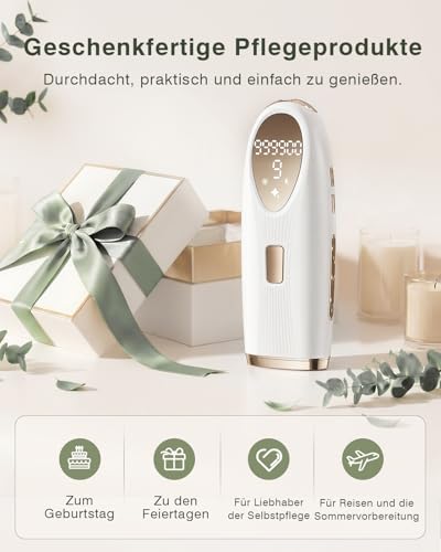 TIIMAGIC IPL Devices Hair Removal - Painless Hair Removal Device | 5°C ice cooling contact, long-lasting results, 86% hair reduction in 3 weeks for body, face, bikini, armpits, legs