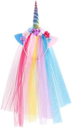 Unicorn Headband For Girls and Adults With Tulle Mane and Unicorn Horn - an Ideal Unicorn Costume For Girls