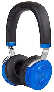 Image of Puro Sound Labs JuniorJams On-Ear Headphones Wireless Foldable Kids Earphones with Bluetooth, Volume Limiting, Lightweight and Noise Isolation for Smartphones/PC/Tablet - JuniorJams Blue