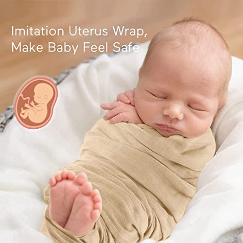 Momcozy Swaddle Blanket 47 X 47 Inches, Soft and SkinFriendly Muslin