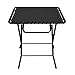 Caravan Canopy Sports Textilene Table, Black, Black