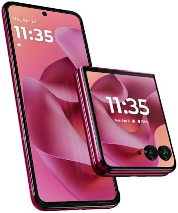 Motorola Razr+ 2025 | Unlocked | Made for US 12/256GB | 50MP Camera | Hot Pink
