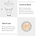 Hizashi GU10 LED Bulbs, 50W Halogen Equivalent, 4.5W 400LM Spot Light Bulb, 3000K Soft Warm White Track Light Bulb, LED Light Bulbs for Recessed Lighting, Non Dimmable, UL Listed, 10 Pack